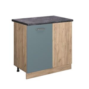 Vicco ROHOVÁ SKŘÍŇKA R-Line Modrošedá 86 cm , PD Antracit obraz