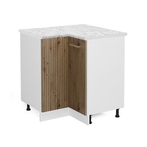 Vicco ROHOVÁ SKŘÍŇKA R-Line Řemeslný dub 75.6 cm s pracovní deskou obraz