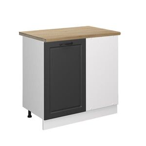 Vicco ROHOVÁ SKŘÍŇKA R-Line Antracitový venkovský dům 86 cm , PD Dub obraz