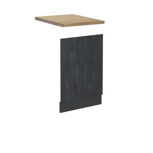 Vicco PŘEDNÍ PANEL R-Line Černý beton 45 cm PD Dub obraz