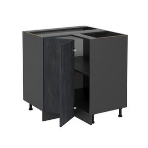 Vicco ROHOVÁ SKŘÍŇKA R-Line Černý beton 75.6 cm PD Dub obraz