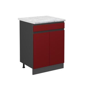 Vicco SPODNÍ SKŘÍŇKA KUCHYŇSKÉ LINKY R-Line Červená 60 cm AP Marble obraz