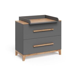 VitaliSpa PŘEBALOVACÍ PULT Malia Grey/Artisan 108 x 98 cm s přebalovací podložkou obraz