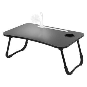 ML-DESIGN STOLEK NA NOTEBOOK Černý 60x40 cm skládací obraz