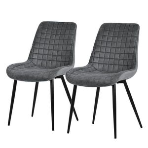 ML-DESIGN JÍDELNÍŽIDLA, SADA 2 KS, antracitový samet obraz
