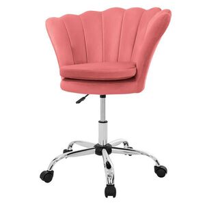 ML-DESIGN KANCELÁŘSKÁ ŽIDLE Sametová růžová obraz