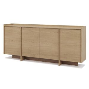 Beautysofa KOMODA Juni se 4 dvířky, 200 cm, dub Cremona obraz