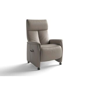 Sit & More RELAXAČNÍ KŘESLO, kůže, šedá obraz