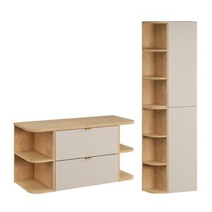 Petits-meubles KOUPELNOVÝ NÁBYTEK 100.4cm Azel 2er-Set Kašmír obraz
