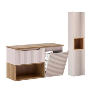 Petits-meubles KOUPELNOVÝ NÁBYTEK 100.4cm Riva 2er-Set Kašmír obraz