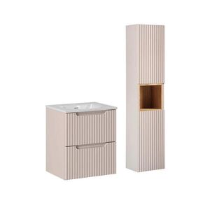 Petits-meubles KOUPELNOVÝ NÁBYTEK 50cm Riva 2er-Set Kašmír obraz