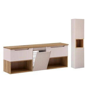 Petits-meubles KOUPELNOVÝ NÁBYTEK 160.4cm Riva 2er-Set Kašmír obraz
