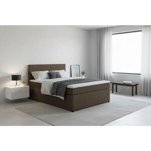 MID.YOU POSTEL BOXSPRING, 140/200 cm, hnědá obraz