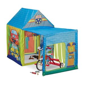 Relaxdays STAN Vícebarevný dětský autodílna s garáží 109 cm obraz