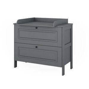 VitaliSpa PŘEBALOVACÍ PULT Ajaton Šedá 108 x 98 cm se 2 zásuvkami obraz