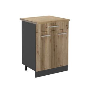 Vicco SPODNÍ SKŘÍŇKA KUCHYŇSKÉ LINKY R-Line Řemeslný dub 60 cm , PD Dub obraz