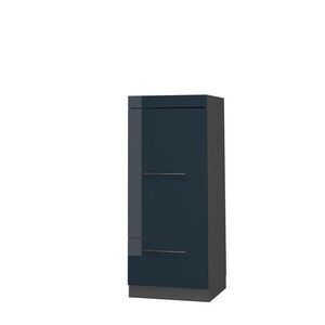 Vicco VYSOKÁ SKŘÍŇ Fame-Line, Tmavě modrá s vysokým leskem/Antracit, 60 cm obraz