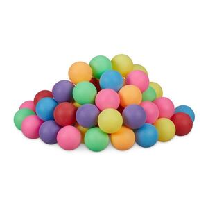 Relaxdays PINGPONGMÍČKY Barevné neonové 100ks-sada obraz