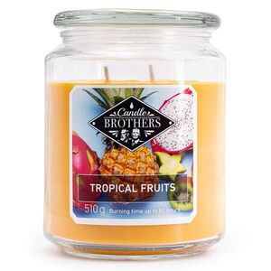 VONNÁ SVÍČKA Vícebarevná Tropical Fruits ve skle 100 h obraz