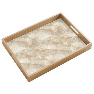 OnlyWow SERVÍROVACÍ PODNOS Světle béžová - Onyx - Jemná 50x35 cm obraz