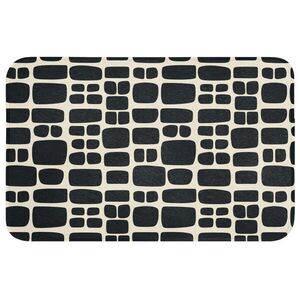 OnlyWow KOUPELNOVÁ PŘEDLOŽKA Moderní - organické - černé 80x50 cm obraz