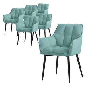 ML-DESIGN JÍDELNÍŽIDLA 6KS SADA Petrol Froté obraz