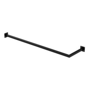 ML-DESIGN VĚŠÁK do rohu V30 cm x Š100 cm černý z oceli ve tvaru U obraz