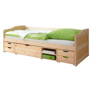 Livetastic POSTEL S ÚLOŽNÝM PROSTOREM, 90/200 cm barvy borovice obraz