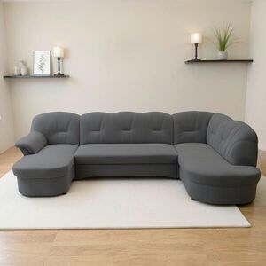 MID.YOU SEDACÍ SOUPRAVA, textil, tmavě šedá obraz