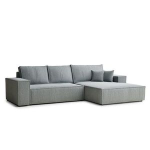 Maison de Reve ROHOVÁ SEDAČKA s funkcí spaní Maze, textil, modrošedý obraz