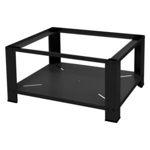 ML-DESIGN PODSTAVEC PRO PRAČKU s odkládací plochou 63x54 cm, černý, z oceli obraz