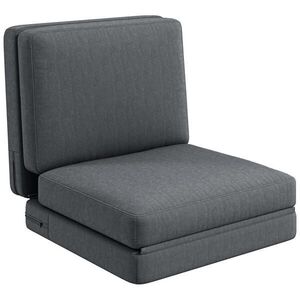HOMCOM PODLAHOVÁ SOFA 3 v 1, nosnost až 240 kg, tmavě šedá obraz