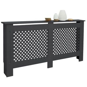 ML-DESIGN OBLOŽENÍ RADIÁTORU s voštinovým vzorem 152 x 19 x 82 cm antracit obraz