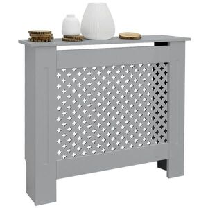 ML-DESIGN KRYT RADIÁTORU s voštinovým vzorem 78 x 19 x 82 cm šedý obraz