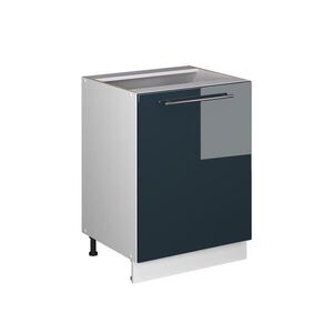 Vicco SPODNÍ SKŘÍŇKA KUCHYŇSKÉ LINKY Fame-Line, Tmavě modrá s vysokým leskem/Bílá, 60 cm 1 dvířka bez pracovní desky obraz