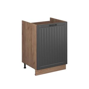 Vicco SKŘÍŇKA POD DŘEZ Fame-Line, Tmavě šedá/Zlatý mocný dub, 60 cm obraz