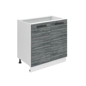 B BELINI GROUP KUCHYŇSKÁ SPODNÍ SKŘÍŇKA 80 cm SD, bez pracovní desky, se 2 dveřmi, Glamour dřevo obraz