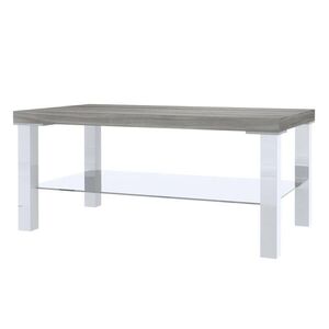 B BELINI GROUP OBÝVACÍ STŮL 90 x 45 cm, Bílá / Glamour dřevo obraz