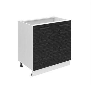 B BELINI GROUP KUCHYŇSKÁ SPODNÍ SKŘÍŇKA 80 cm SD, bez pracovní desky, s 2 dvířky, Královský eben obraz