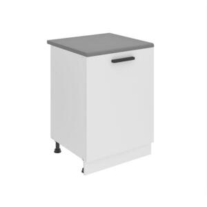 B BELINI GROUP KUCHYŇSKÁ SPODNÍ SKŘÍŇKA 60 cm SD, s pracovní deskou, s 1 dvířky, Bílá matná obraz
