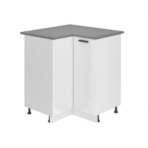 B BELINI GROUP KUCHYŇSKÁ SPODNÍ SKŘÍŇKA 90 cm SNP s pracovní deskou, Bílá lesklá obraz