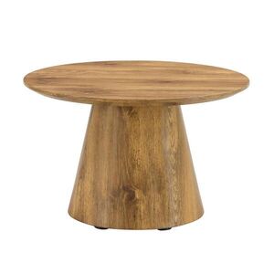 Redom KONFERENČNÍ stolek 60/60/35 cm, kulatý, z MDF s dekorem dřeva, Dřevo obraz