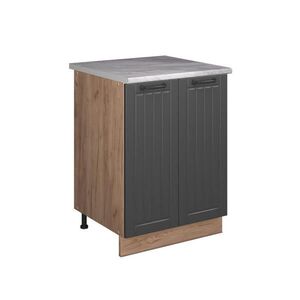 Vicco SKŘÍŇKA POD DŘEZ Fame-Line, Tmavě šedá/Zlatý mocný dub, 60 cm obraz