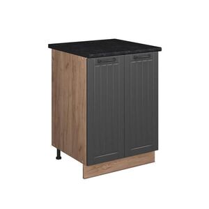 Vicco SKŘÍŇKA POD DŘEZ Fame-Line, Tmavě šedá/Zlatý mocný dub, 60 cm obraz