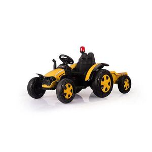 COSTWAY TRAKTOR 12V žlutý obraz