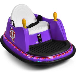 COSTWAY AUTOSCOOTER 6V pro děti fialový obraz