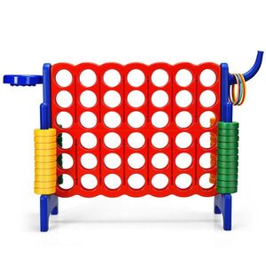 COSTWAY HRACÍ SADA 4 v 1 Obří Čtyři v řadě Multicolor obraz