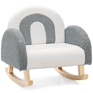 COSTWAY DĚTSKÁ SOFA 51 cm šedá obraz