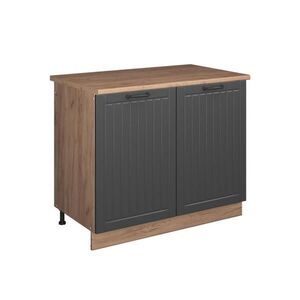 Vicco SKŘÍŇKA POD DŘEZ Fame-Line, Tmavě šedá/Zlatý mocný dub, 100 cm, PD Dub obraz