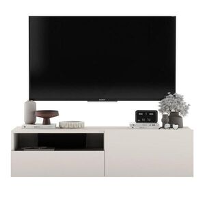 Meble Lindner TV stolek Enjoy Kašmír mat 120 cm se zásuvkou obraz